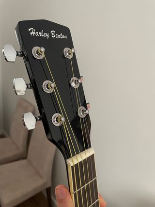 Guitarra acústica Harley Benton D-120BK
