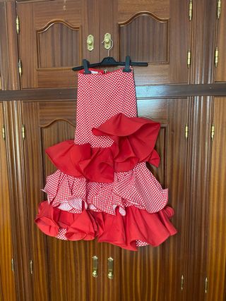 Falda flamenca niña