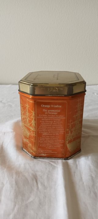 Scatola di latta thè Lipton Orange Windsor