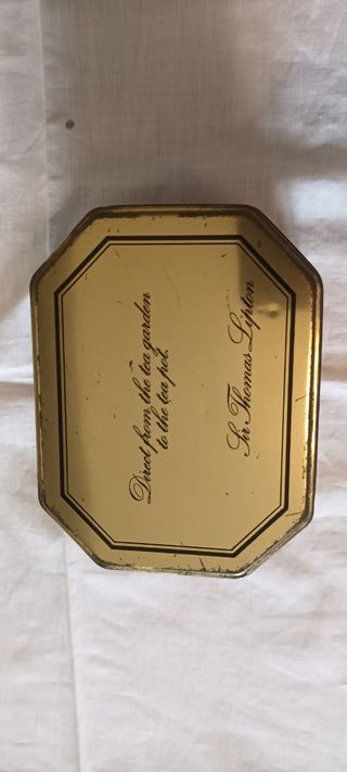 Scatola di latta thè Lipton Orange Windsor