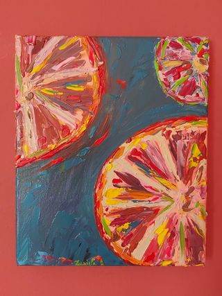 Quadro astratto - agrumi