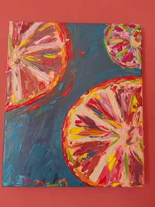 Quadro astratto - agrumi