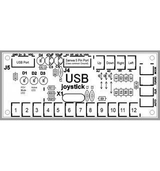 Interfaz Arcade Zero Delay Encoder USB PC Raspb