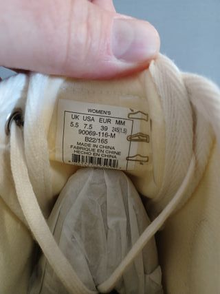 PALLADIUM botines Pallabrousse, talla 39 plantilla