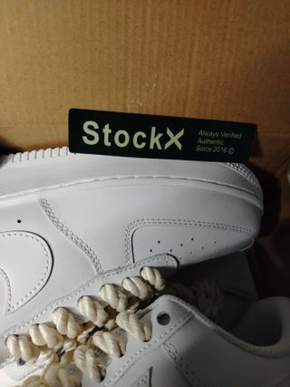 air force 1 af1 bianche white custom nuove con rop