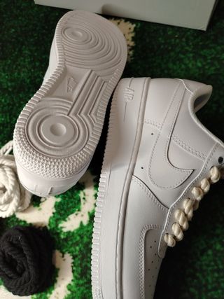 air force 1 af1 bianche white custom nuove con rop