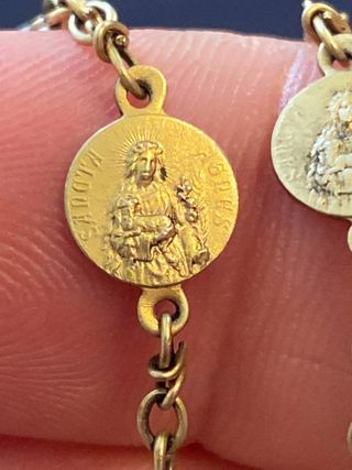 Rosario antico perla vintage