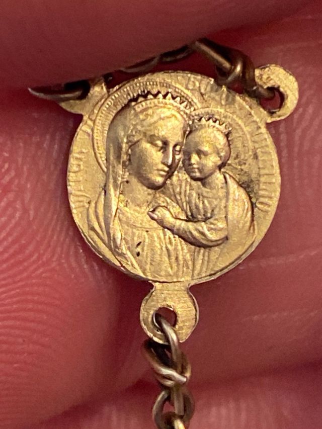 Rosario antico perla vintage