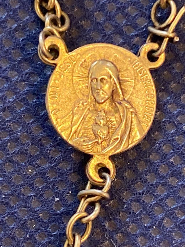 Rosario antico perla vintage