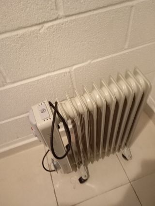 Radiador eléctrico blanco