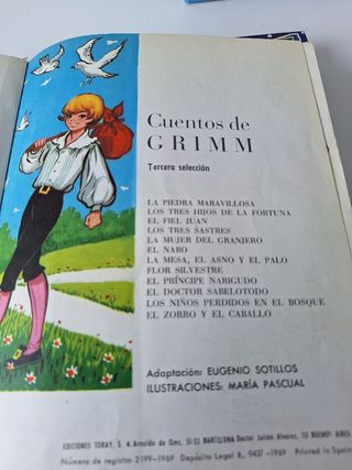 Lote tres libros de cuentos Maria Pascual 