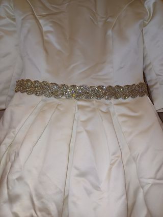 Vestido novia blanco - Talla L