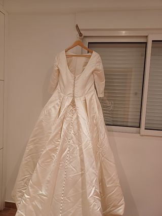 Vestido novia blanco - Talla L