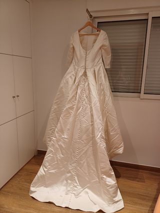 Vestido novia blanco - Talla L