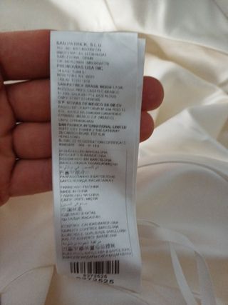 Vestido novia blanco - Talla L