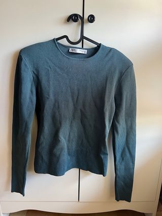 Camiseta Zara canalé - Talla M