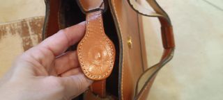 Bolso marrón piel
