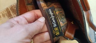 Bolso marrón piel