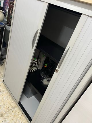 Armadio metallico cieco grigio Steelcase