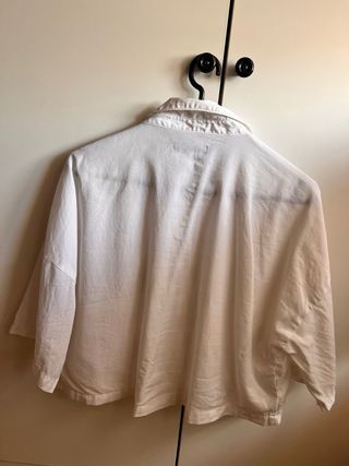 Camisa Bershka blanca 