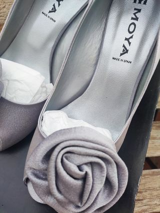 Zapatos raso con flor