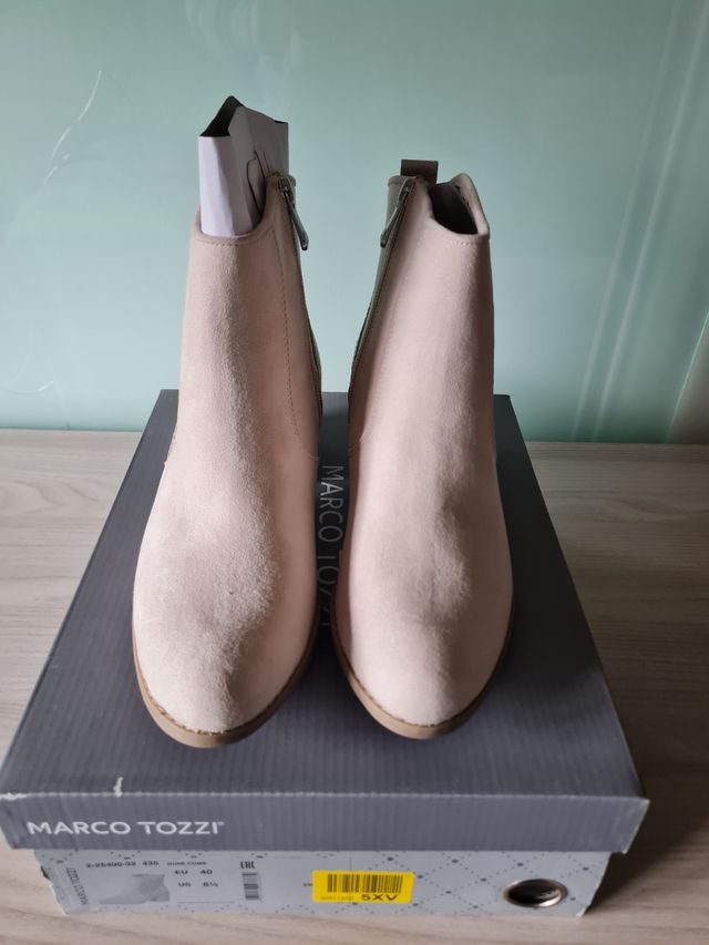 Stivaletti beige Marco Tozzi 40