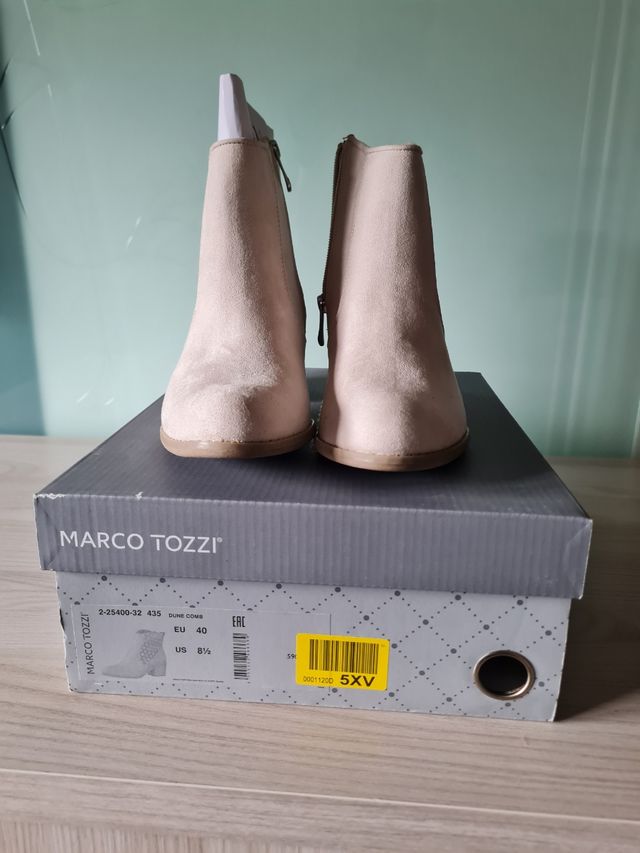 Stivaletti beige Marco Tozzi 40