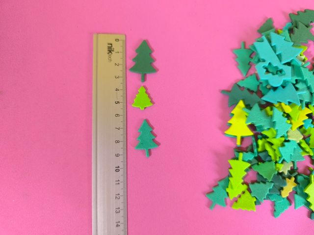 Alberelli Natale gomma Eva