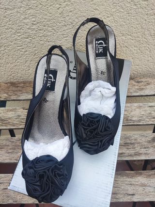 Zapatos raso negros 