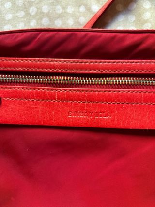 Bolso rojo nylon Bimba y Lola