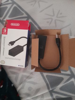 Lan adaptador nintendo switch