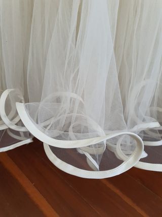 Cancán para vestido de novia, blanco roto