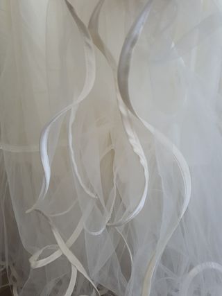 Cancán para vestido de novia, blanco roto