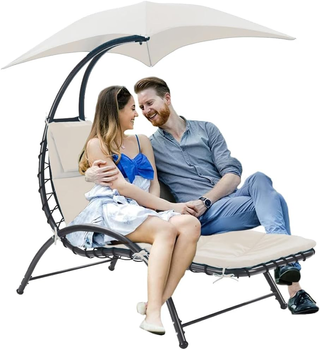 Lettino Sdraio Sospeso da Esterno con Cuscino Imbo