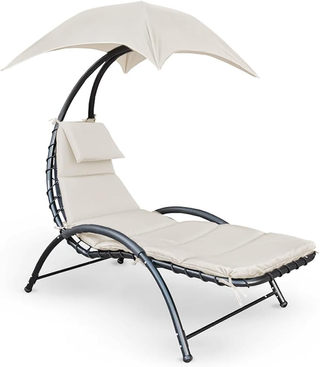 Lettino Sdraio Sospeso da Esterno con Cuscino Imbo