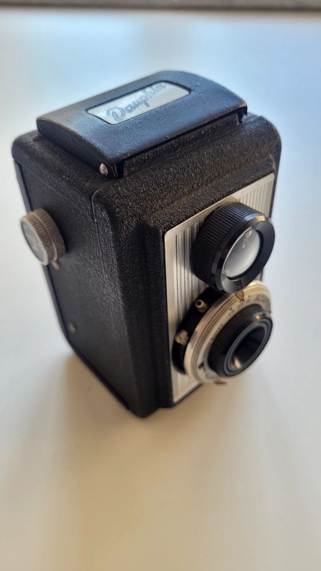 Muy antigua cámara fotográfica