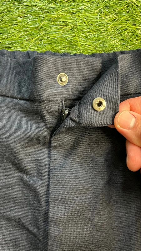 Pantalón carrot fit bandas Zara hombre azul