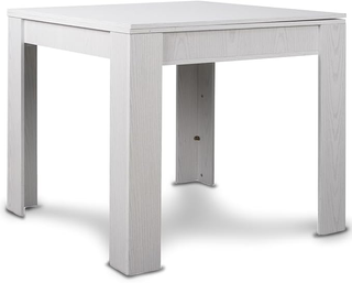 Tavolo Quadrato Allungabile 90x90 cm, Apertura a L