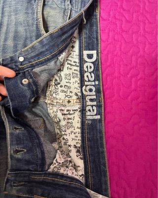 Vaqueros Desigual Hombre - Talla S