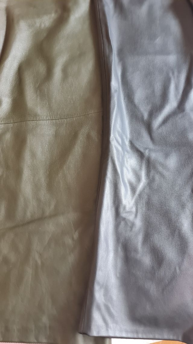 2 pantalones cuero imitación
