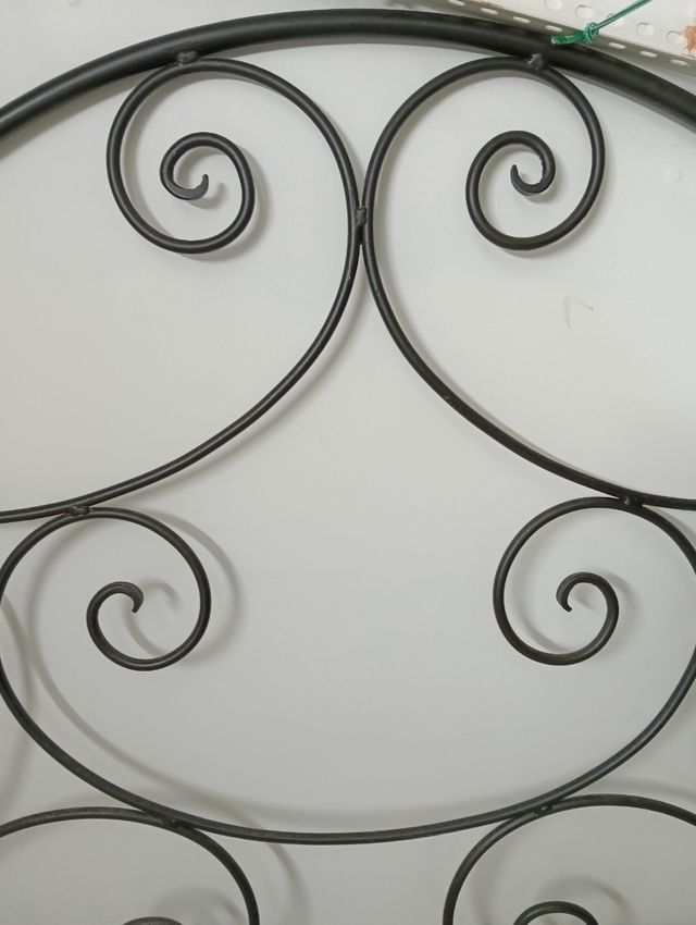 Cabezal cama metal negro