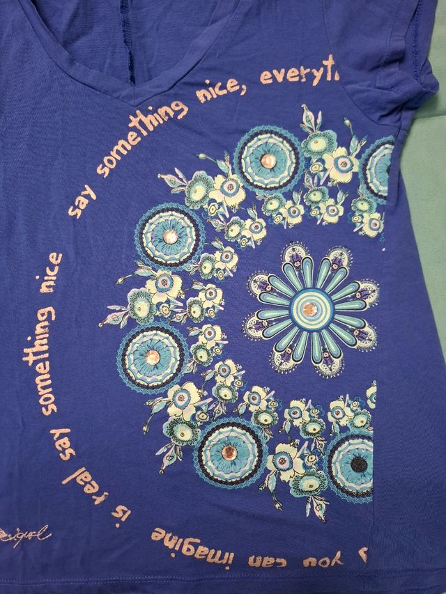 Maglietta Desigual blu