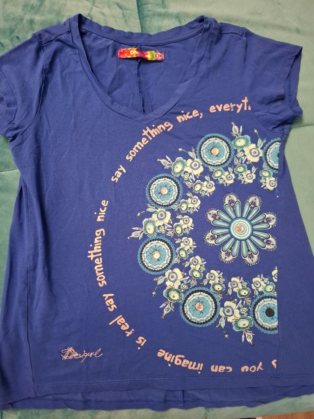 Maglietta Desigual blu