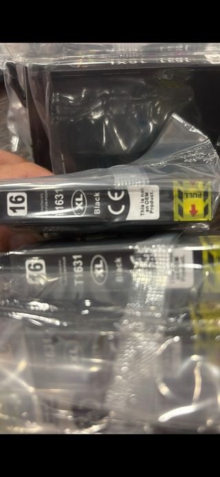 18x Cartuchos Epson T1631XL Negro + 2x Amarillo