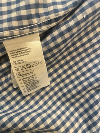 Camicia H&M uomo a quadri blu, tg M