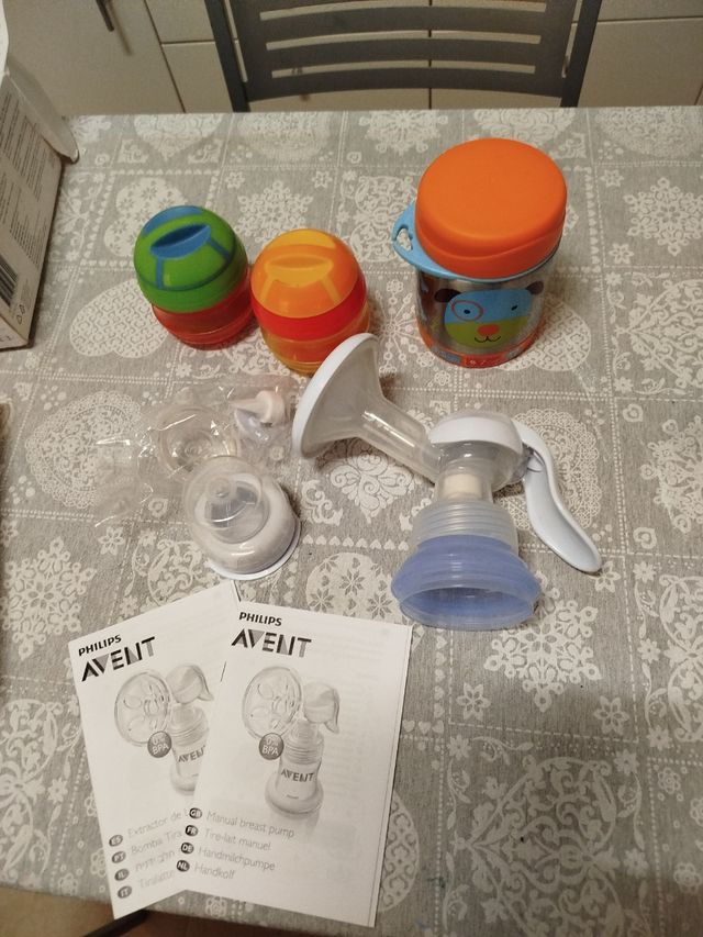 Sacaleches manual y termos.