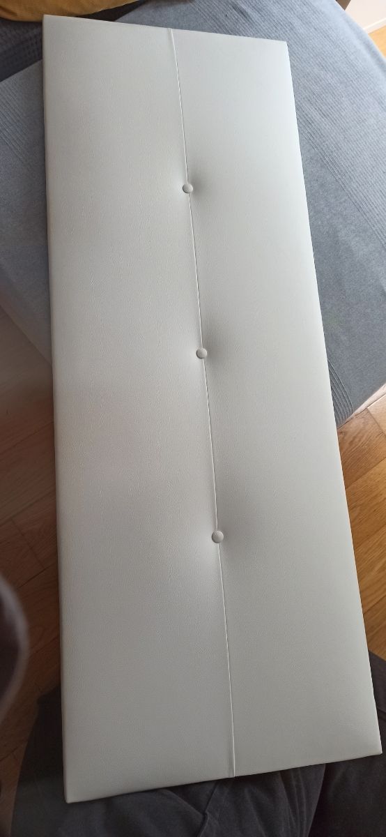 Cabecero cama blanco 138*38cm - Piel sintética