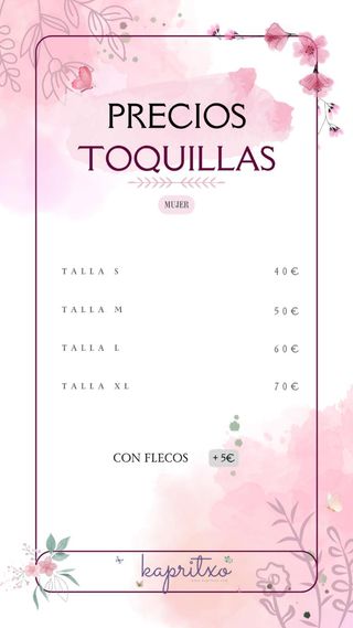 TOQUILLA/MANTON Talla S-M crochet 100% a mano