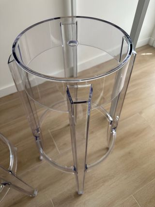2 Taburetes Kartell Charles Ghost