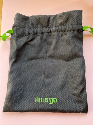 Collar largo adornos plateados y morados